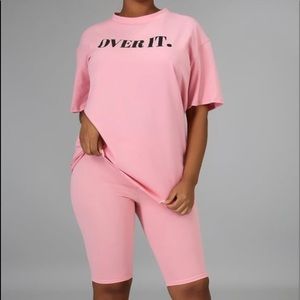 She Over It Short Set